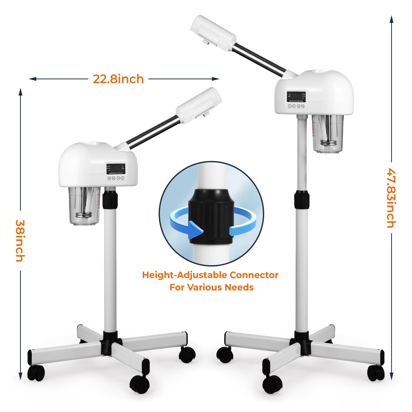 Hovinke professional facial steamer with fast hot mist for quick hydration.