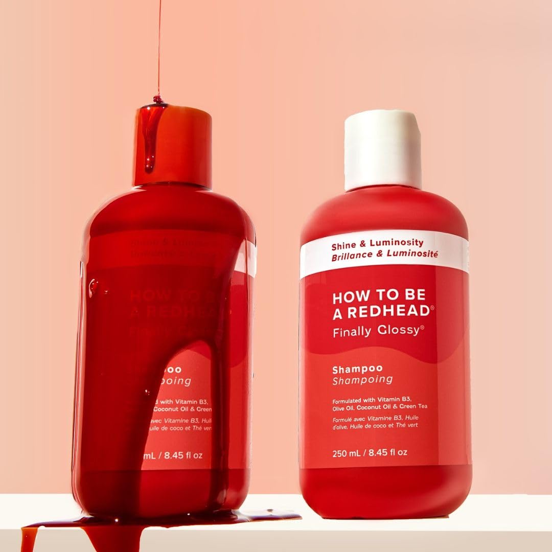 How to Be A Redhead paraben-free sulfate-free formula closeup ensures mild cleansing