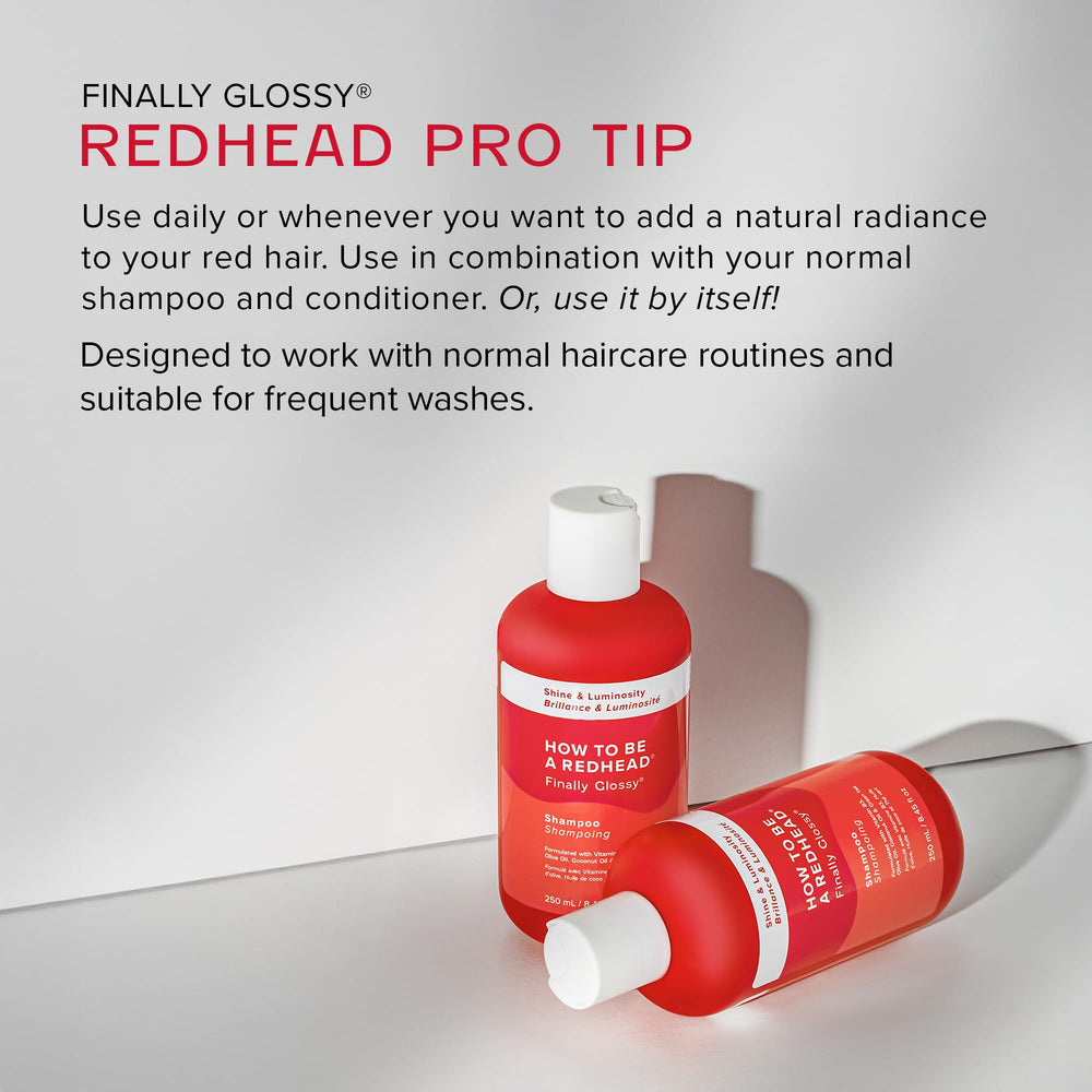 How to Be A Redhead red shade closeup shows non-color-depositing appearance