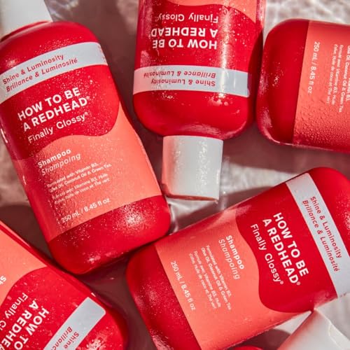 How to Be A Redhead Unscented shampoo cap closeup emphasizes fragrance-free cleansing