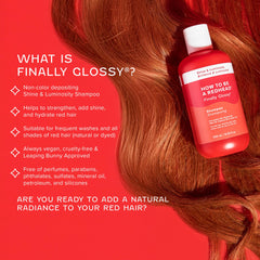 How to Be A Redhead vegan cruelty-free label closeup signals ethical, gentle cleansing