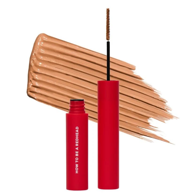 How to Be A Redhead universal red brow tint swatch shows natural color for redheads.
