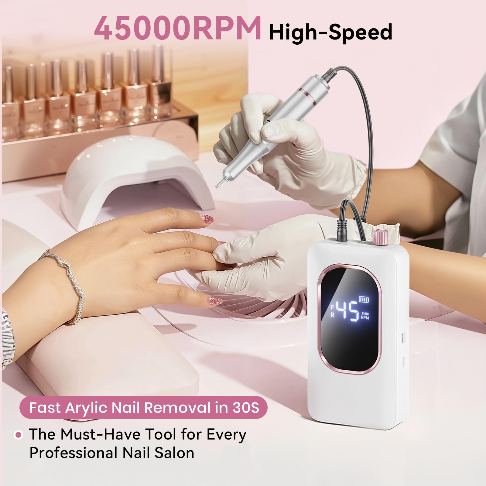 Hoxida low-heat, low-noise motor enables comfortable sessions.