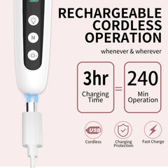 Hoxida Type-C rechargeable nail drill with charging cable ready