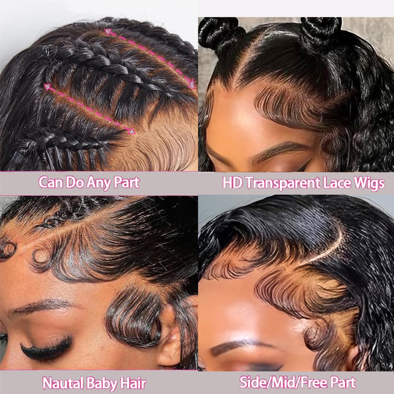Hoyrhra Brazilian virgin human hair wig delivers soft, tangle-free wear