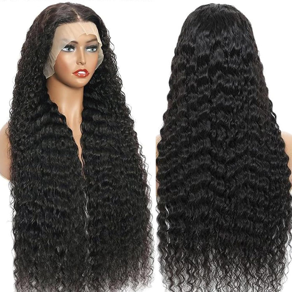 Hoyrhra pre-plucked cap 13x4 lace front wig for easy styling