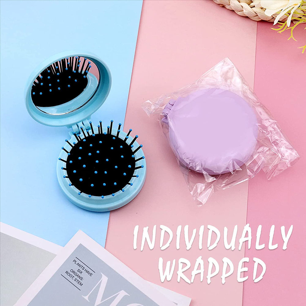 HQSLsund compact travel brush in protective case for easy carry