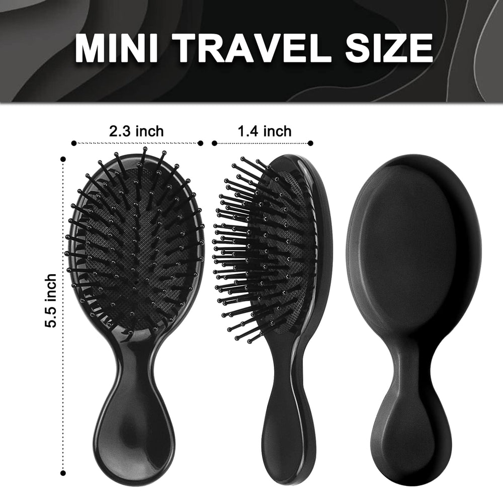 HQSLsund mini brush with soft bristles glides through hair for detangling