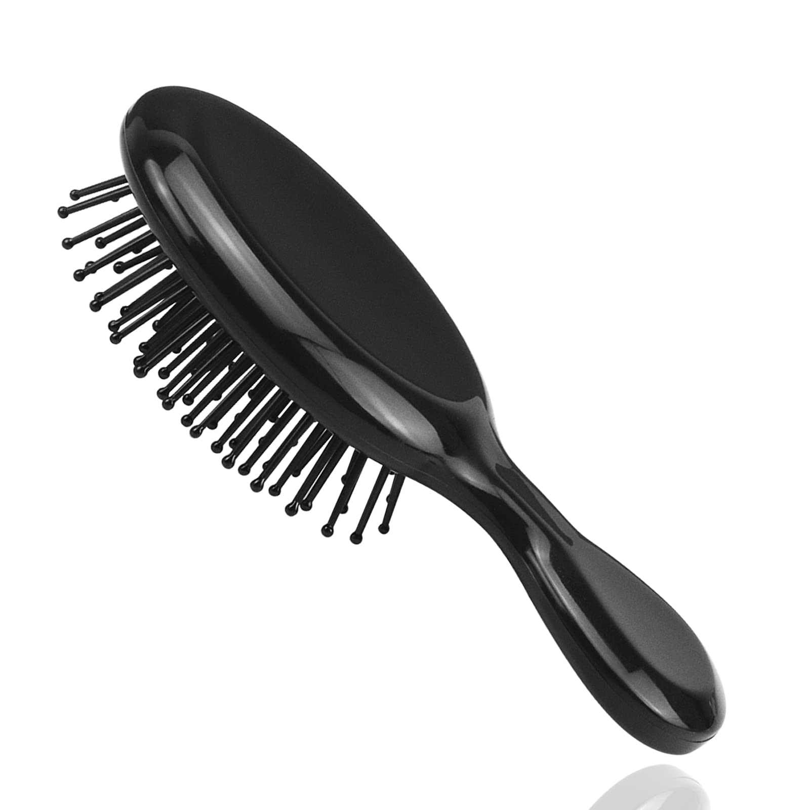 HQSLsund travel-friendly mini brush fits in bag for quick touch-ups