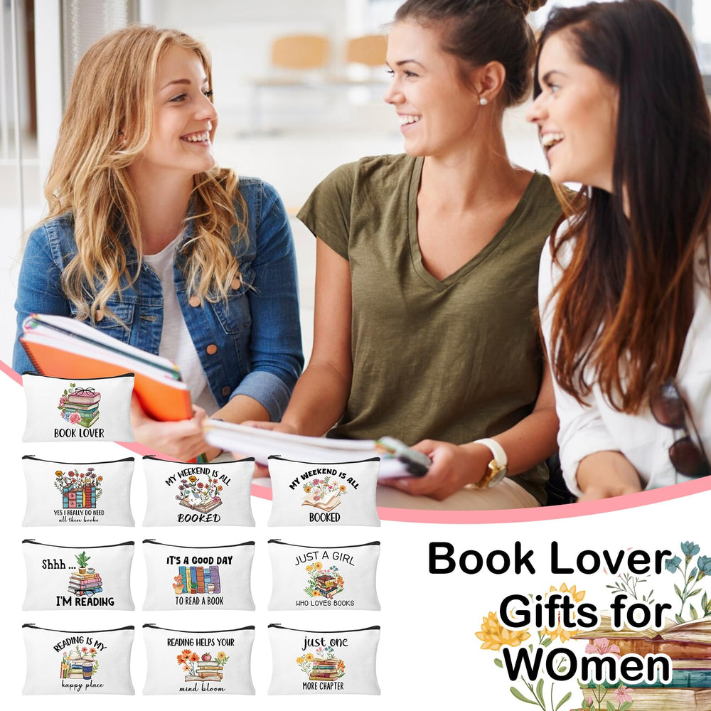 HSDSH book lovers makeup bag packed layout shows large capacity