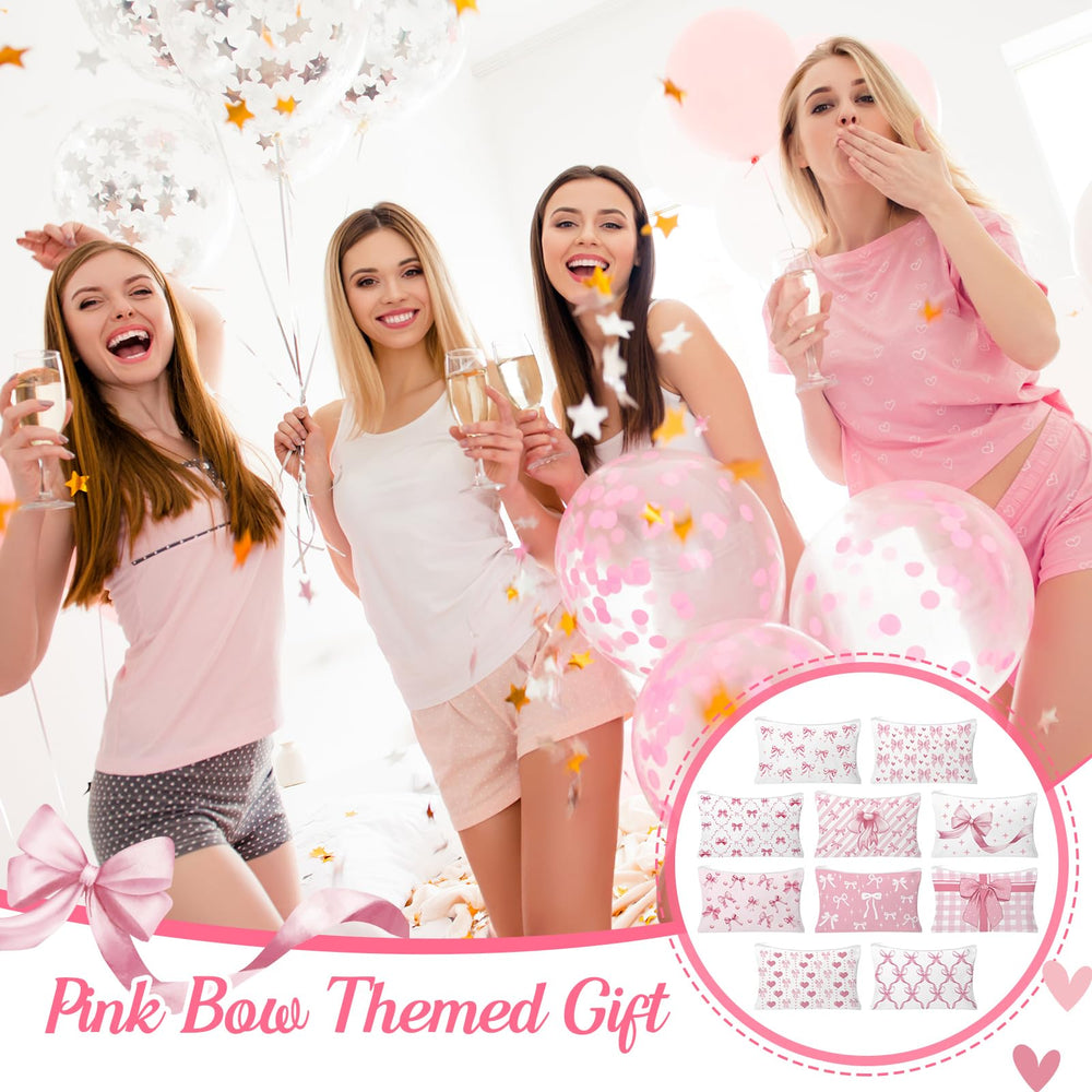 HSDSH pink bow pattern varieties for versatile daily matching