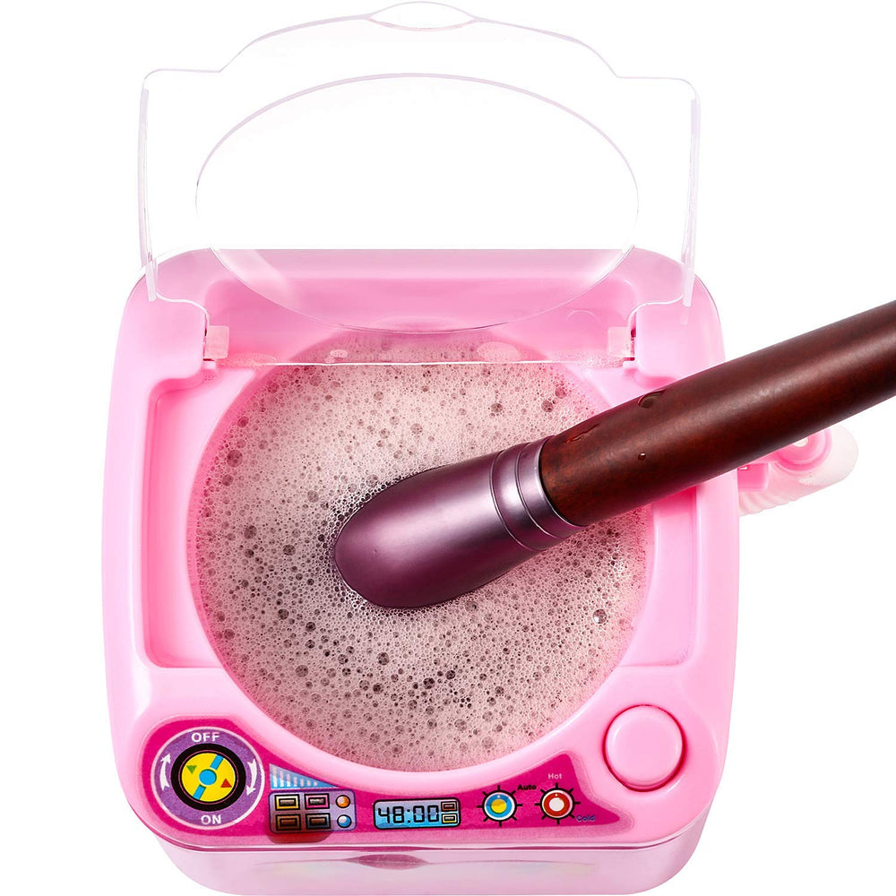 Hsei Christmas mini washing machine battery operation, cordless convenience.