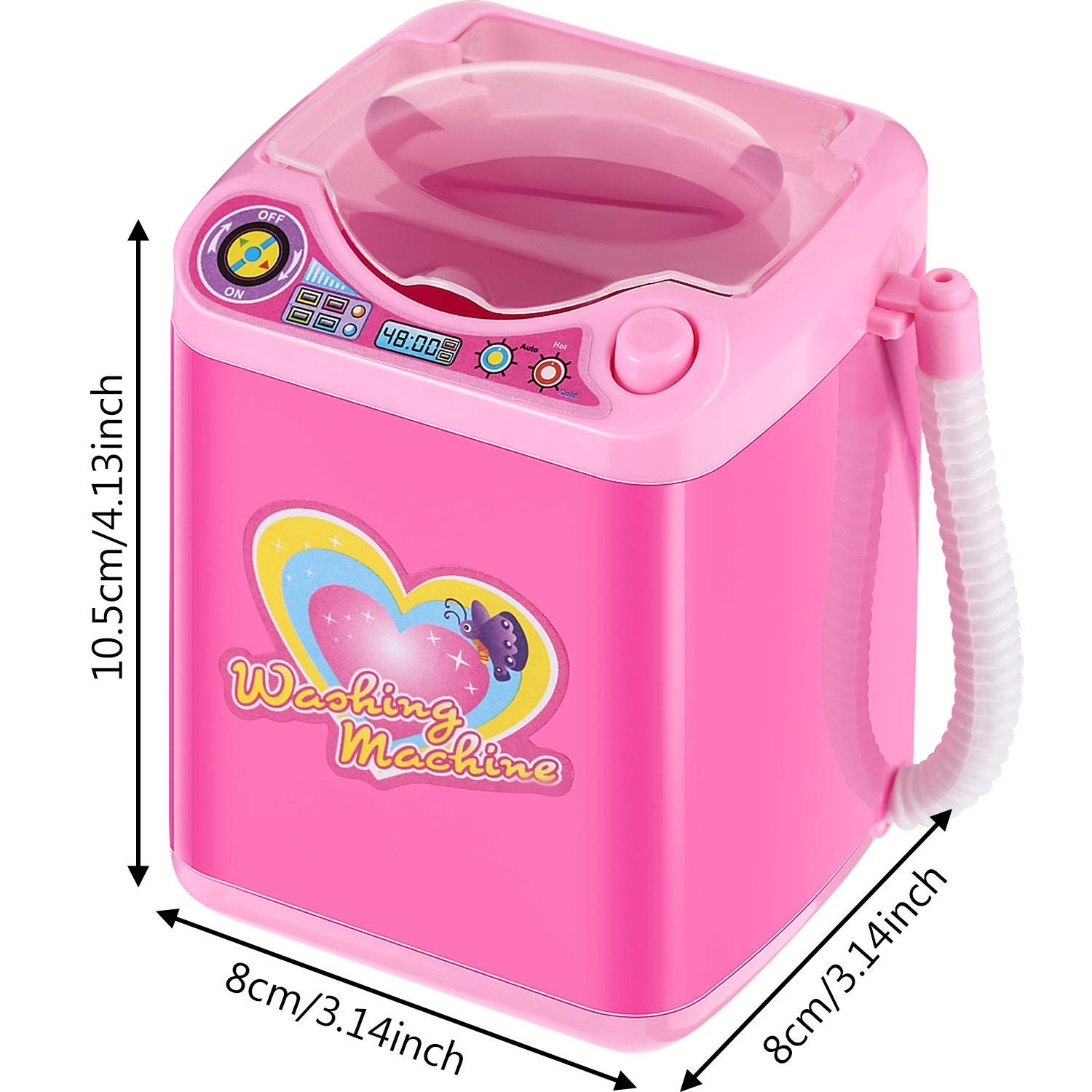 Hsei Christmas mini washing machine cleaning makeup brushes, quick gentle cleaning without damage.