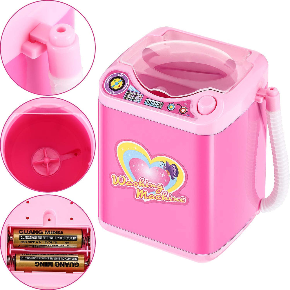 Hsei Christmas mini washing machine portable size for travel and dorm rooms.