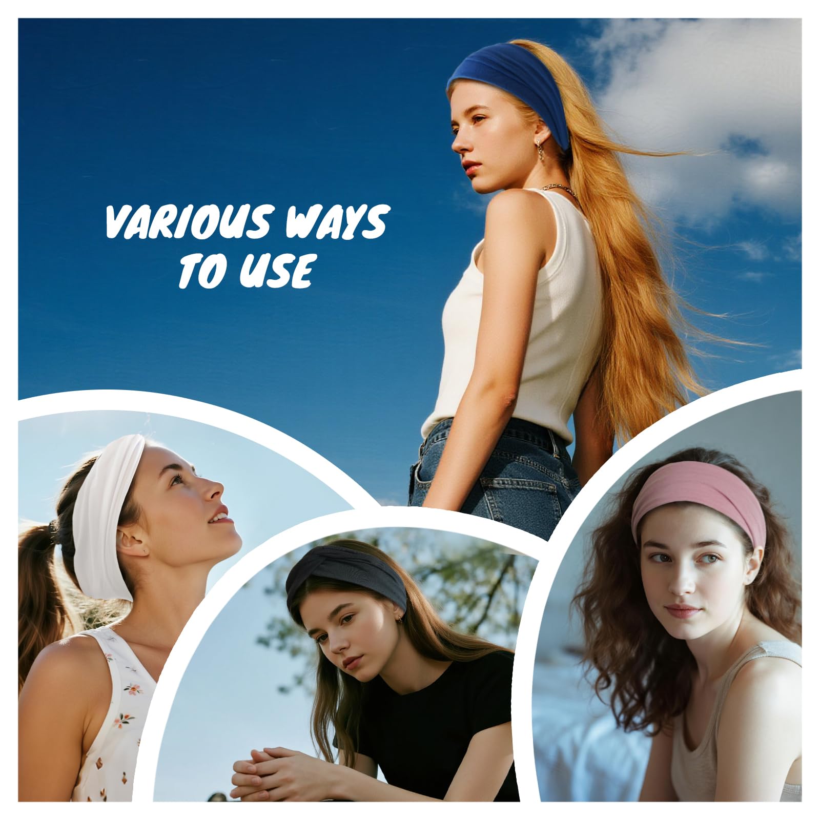 HSEM headbands gym scene showing sweat absorption during running