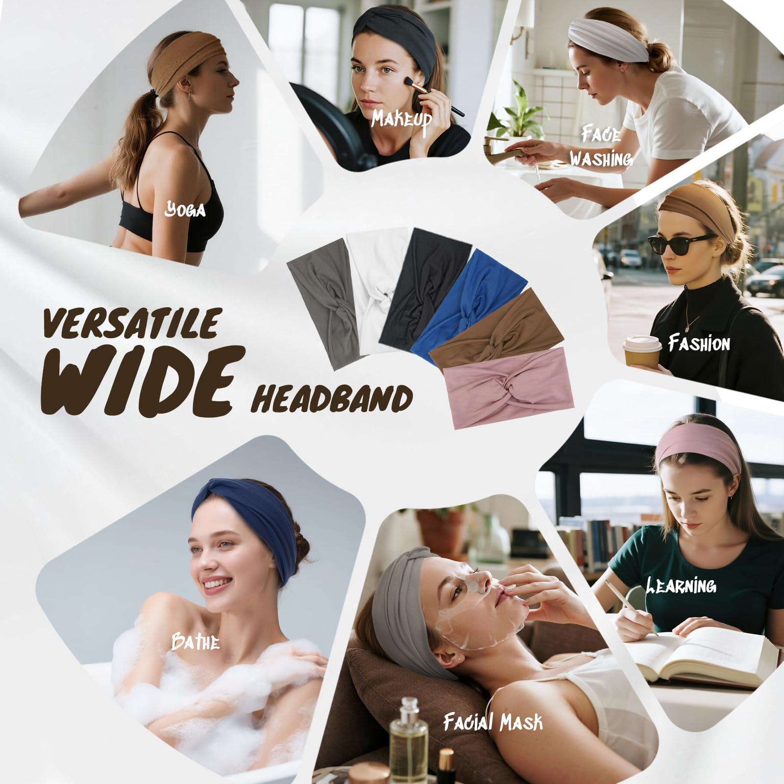 HSEM headbands turban twist styling for chic gym-ready look