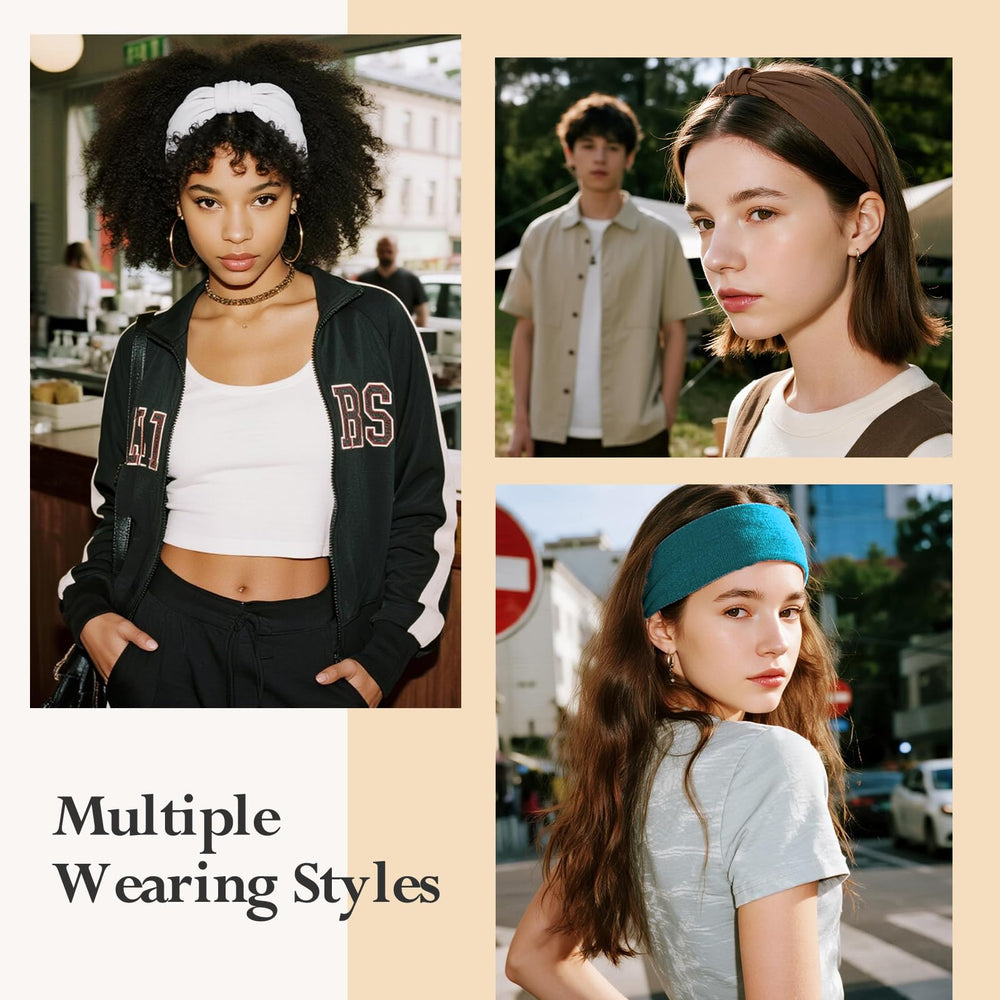 HSEM headband in coffee emphasizes soft, breathable fabric for comfort