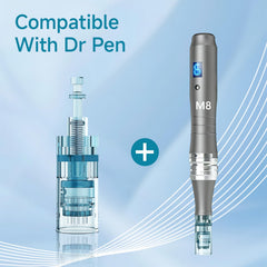 HSENBK microneedling cartridges packaging for Dr Pen M8, ready to replace