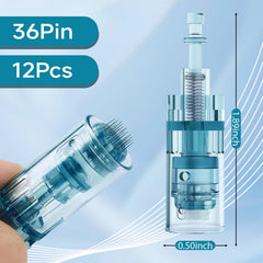 HSENBK Dr Pen M8 cartridges setup for professional-like microneedling results