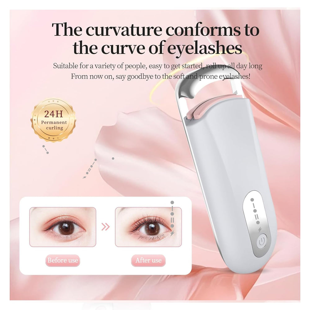 Hsenowi heated eyelash curler delivers fast heat in 3 seconds for quick glam.