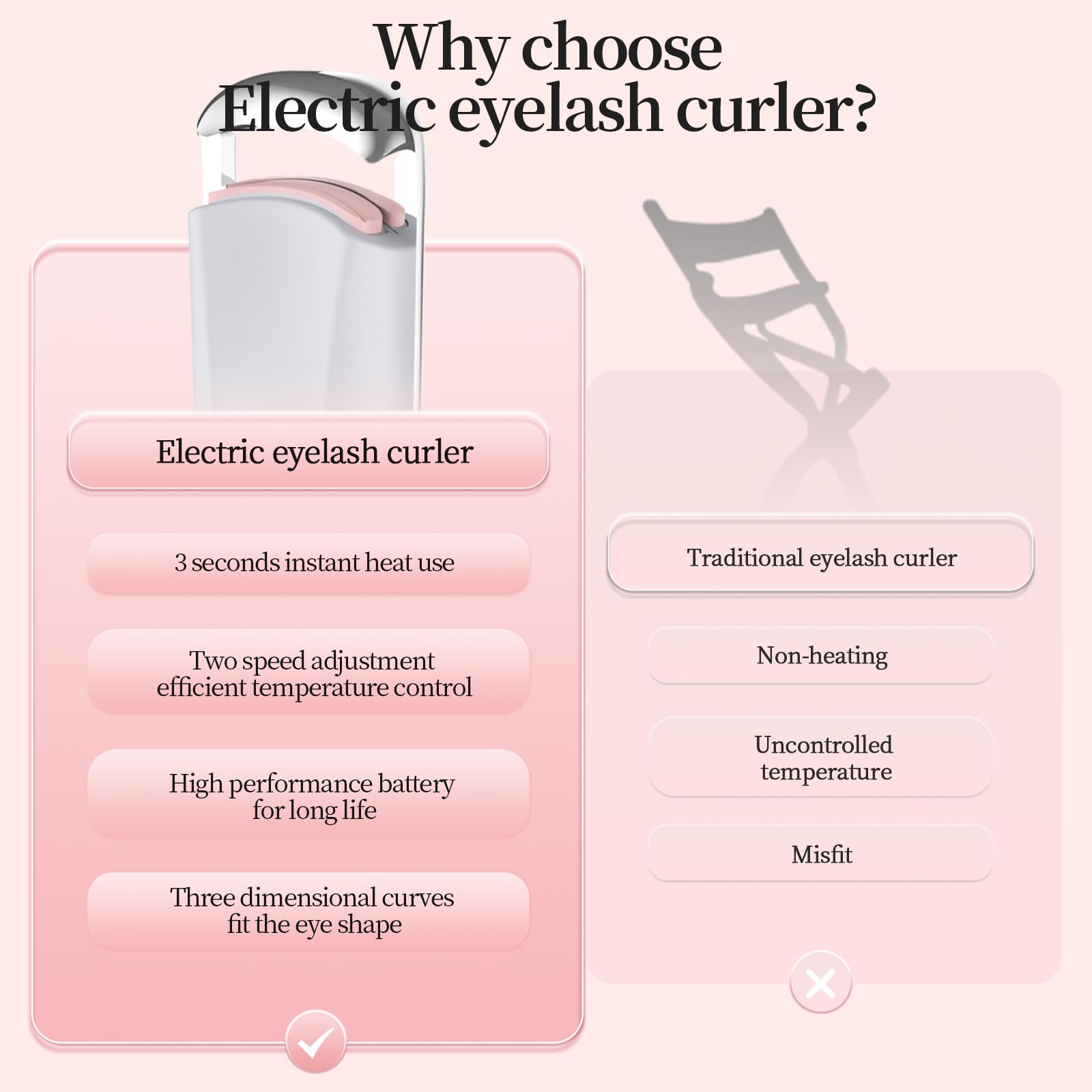 Hsenowi eyelash curler safety system with skin-protective gel