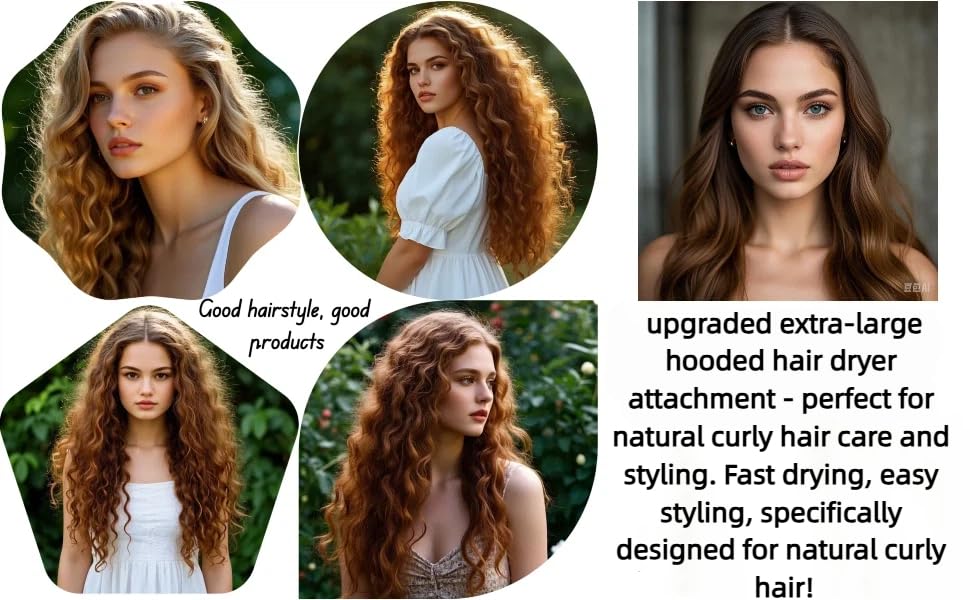 HSHHPZ large-adjustable blow-dryer cap fits a range of head sizes.
