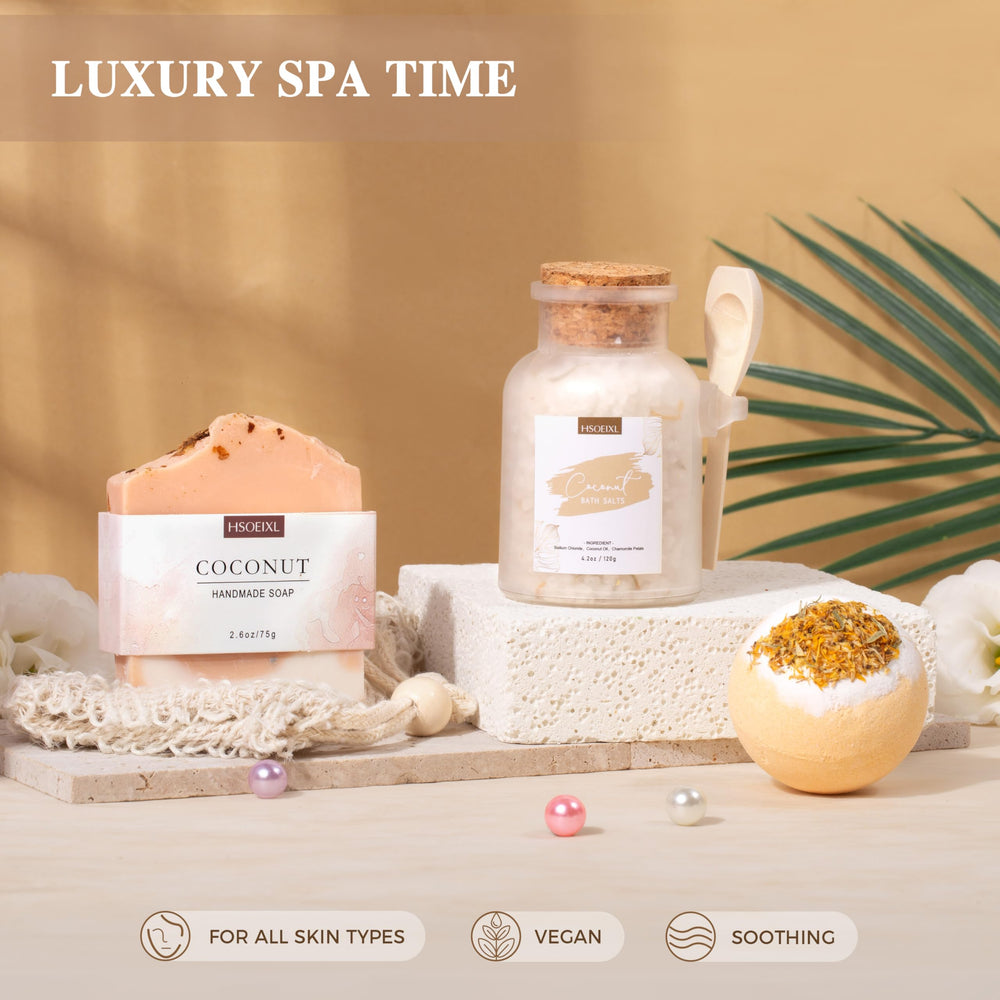 HSOEIXL hand cream and lip balm highlight nourishing skin care.