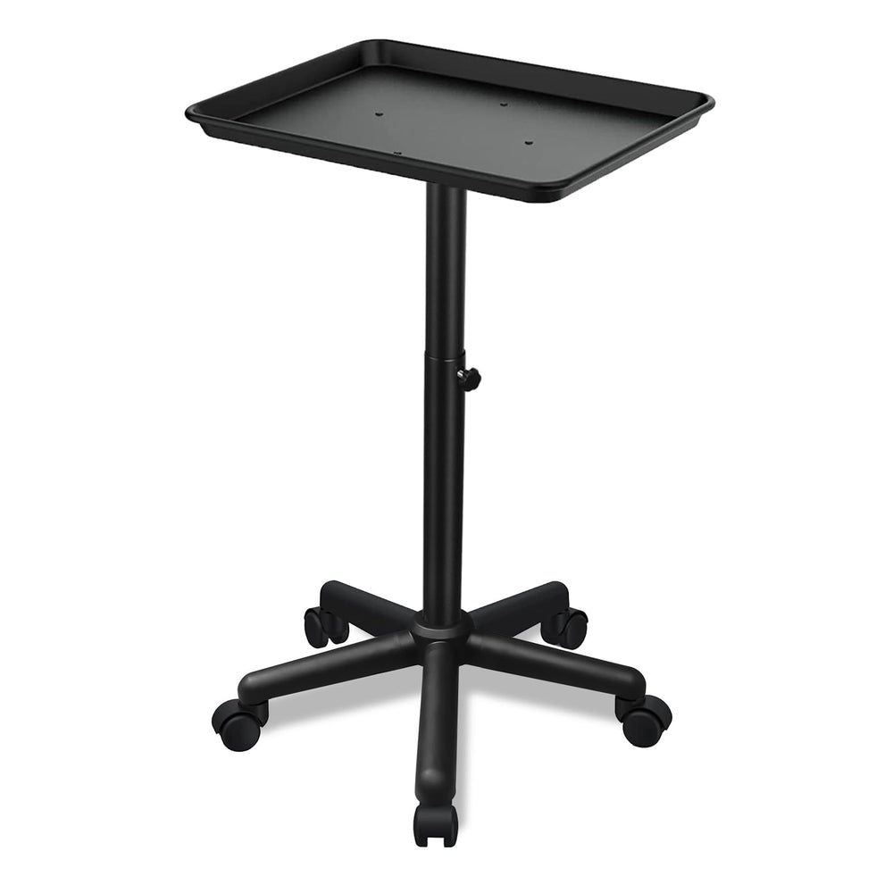 HSONBIUTY salon tray cart front view shows durable metal for daily salon use