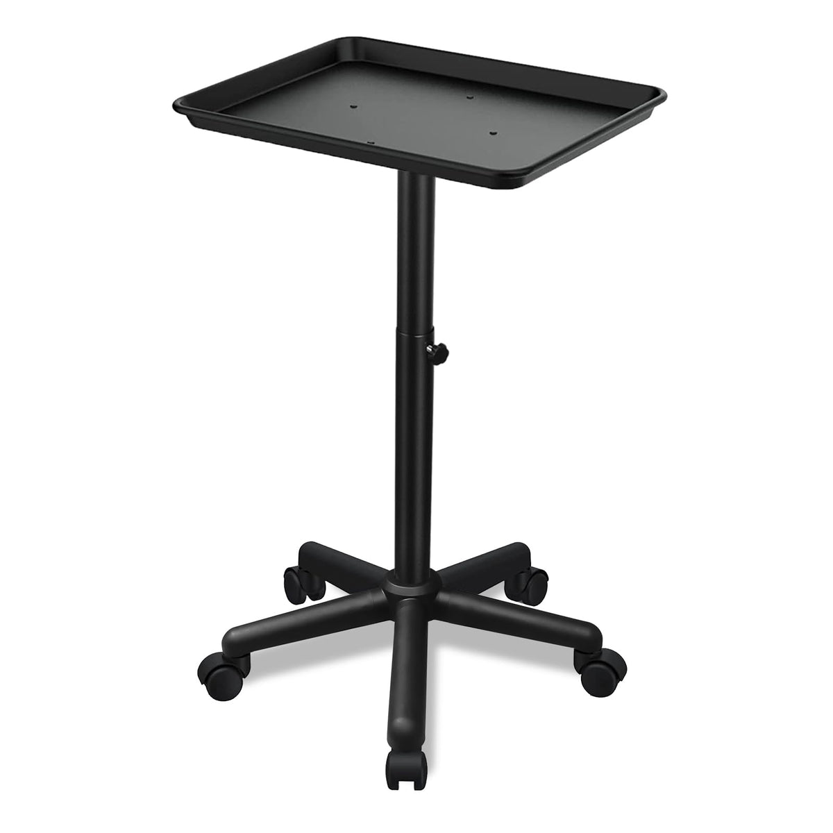 HSONBIUTY salon tray cart front view shows durable metal for daily salon use
