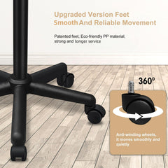 HSONBIUTY salon tray wheels 360-degree swivel enable smooth, quiet moves