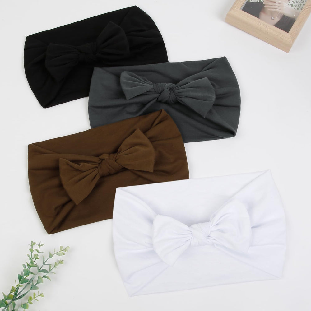 Huachi Bow Headband versatile use for yoga, makeup, walks, and everyday outfits.