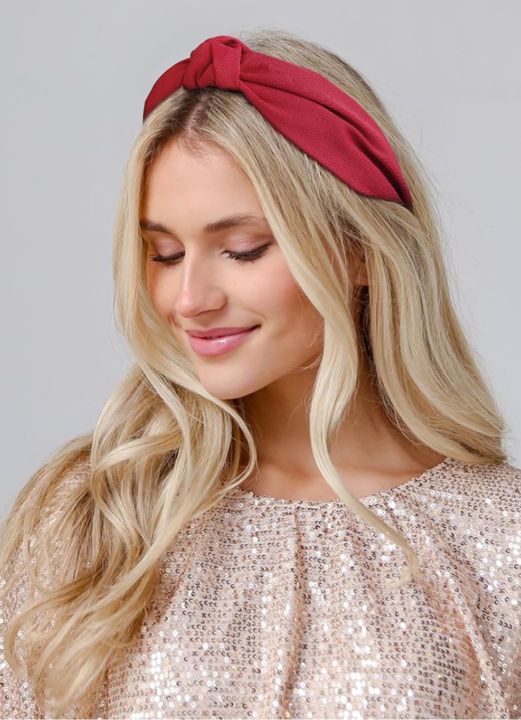 Huachi headbands on model — festive styling idea for parties, photos, and gifting.