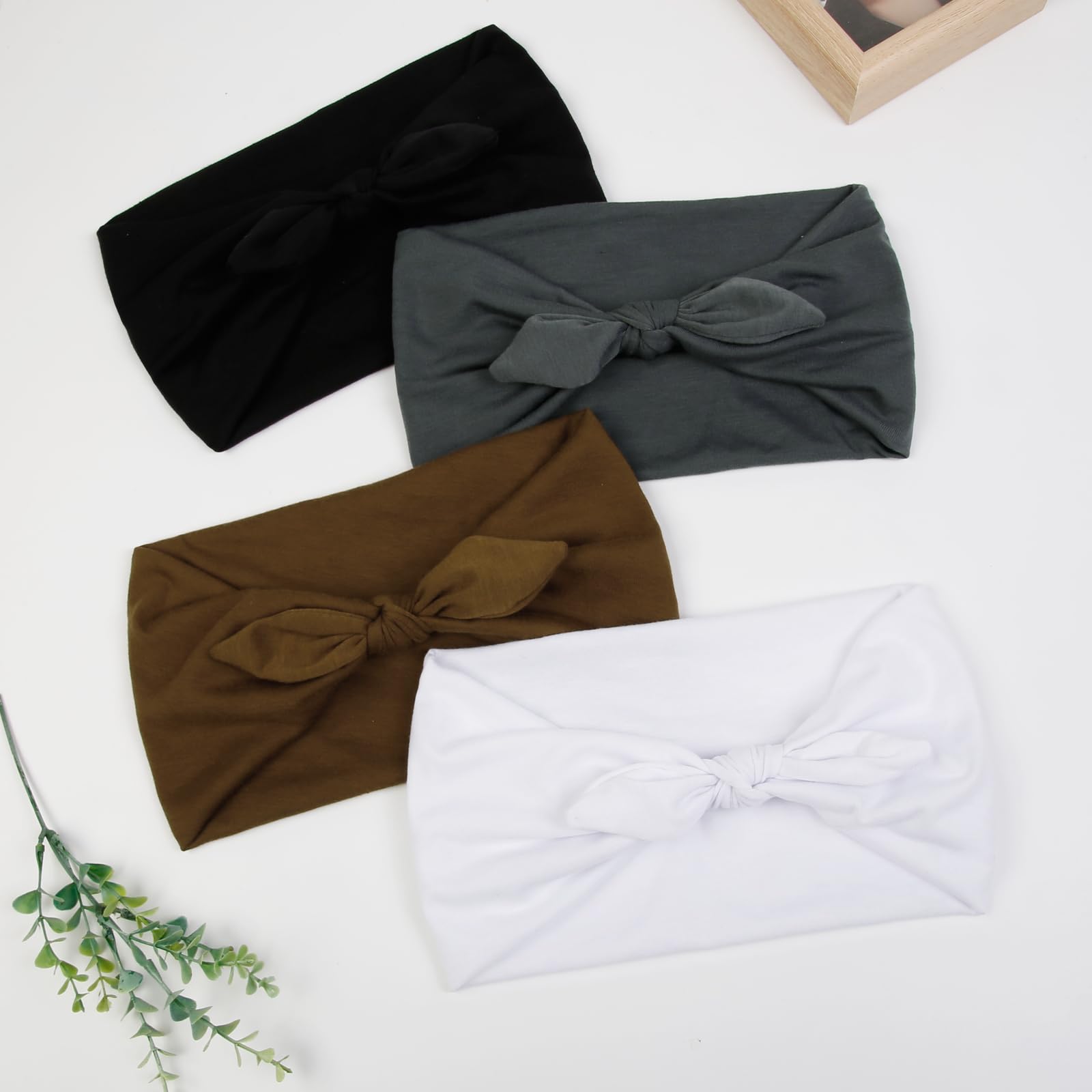 Huachi fashion turban headwrap offers quick chic hair coverage and style.