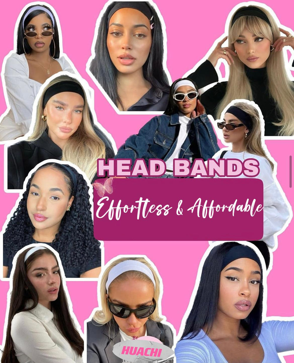 Huachi headbands dark-gray 16-pack wick moisture during cardio and outdoor runs