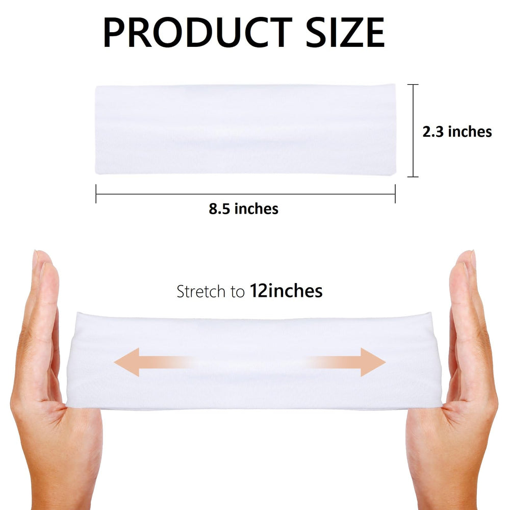 Huachi headbands light-gray 16-pack are soft and comfortable for long training sessions