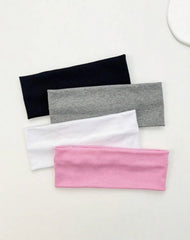 Huachi headbands women non-slip design demonstrated for secure fit during workouts.