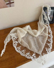 Huachi retro floral lace mesh adds boho elegance for various outfits.