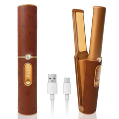 HUAJUN cordless-straightener-compact-design enables travel-ready styling on the go.