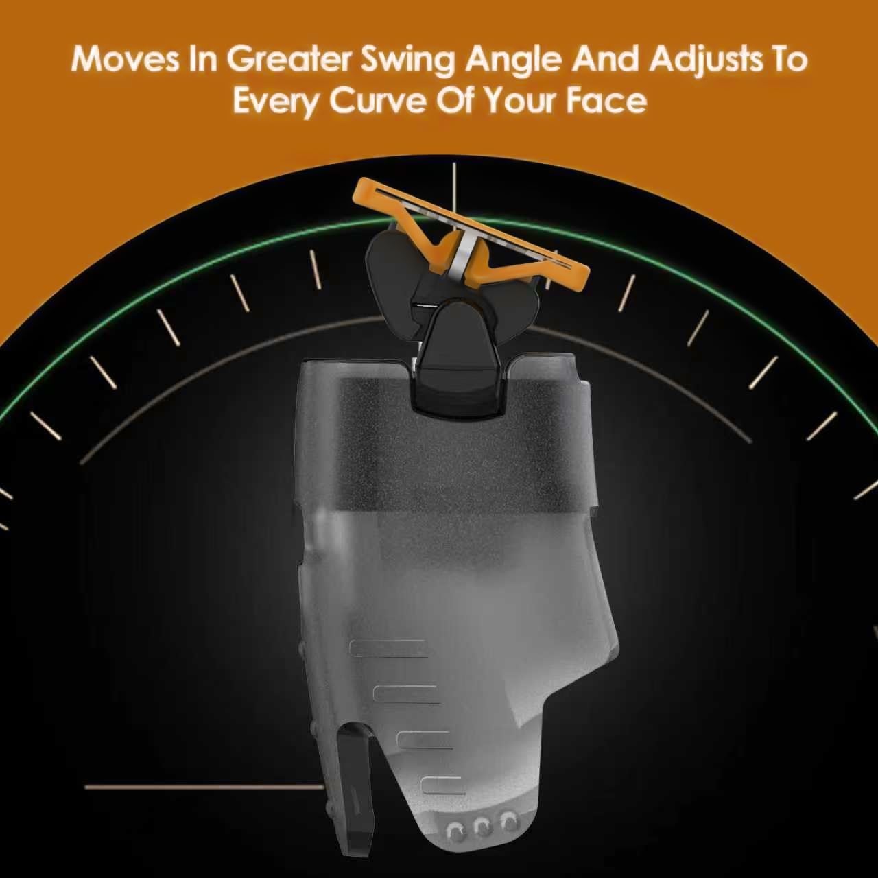 Huatsing skin-friendly grooming with flexible blade design for comfortable contours.
