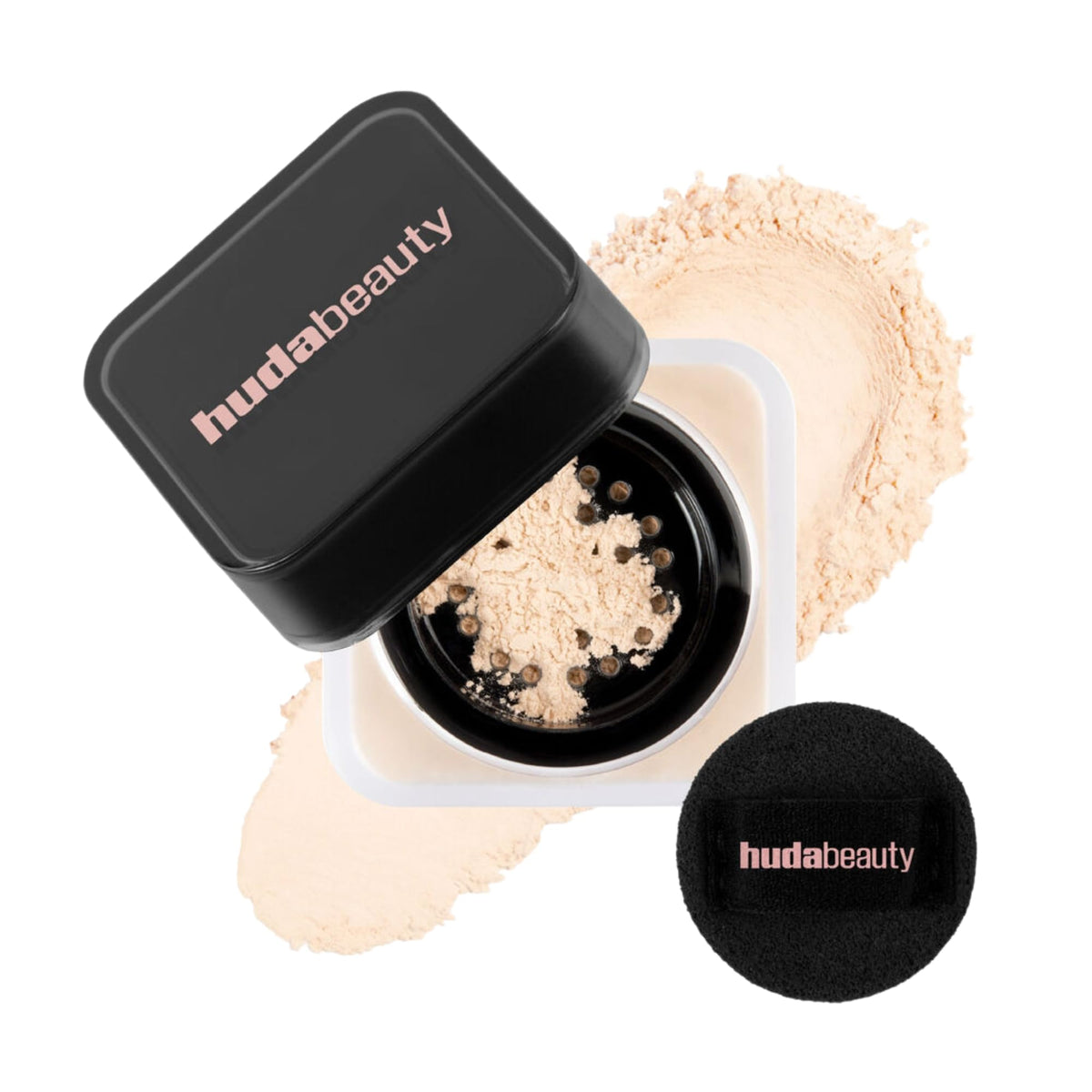 Huda Beauty Baby Bake Mini packaging shown, compact and travel-friendly for quick touch-ups.