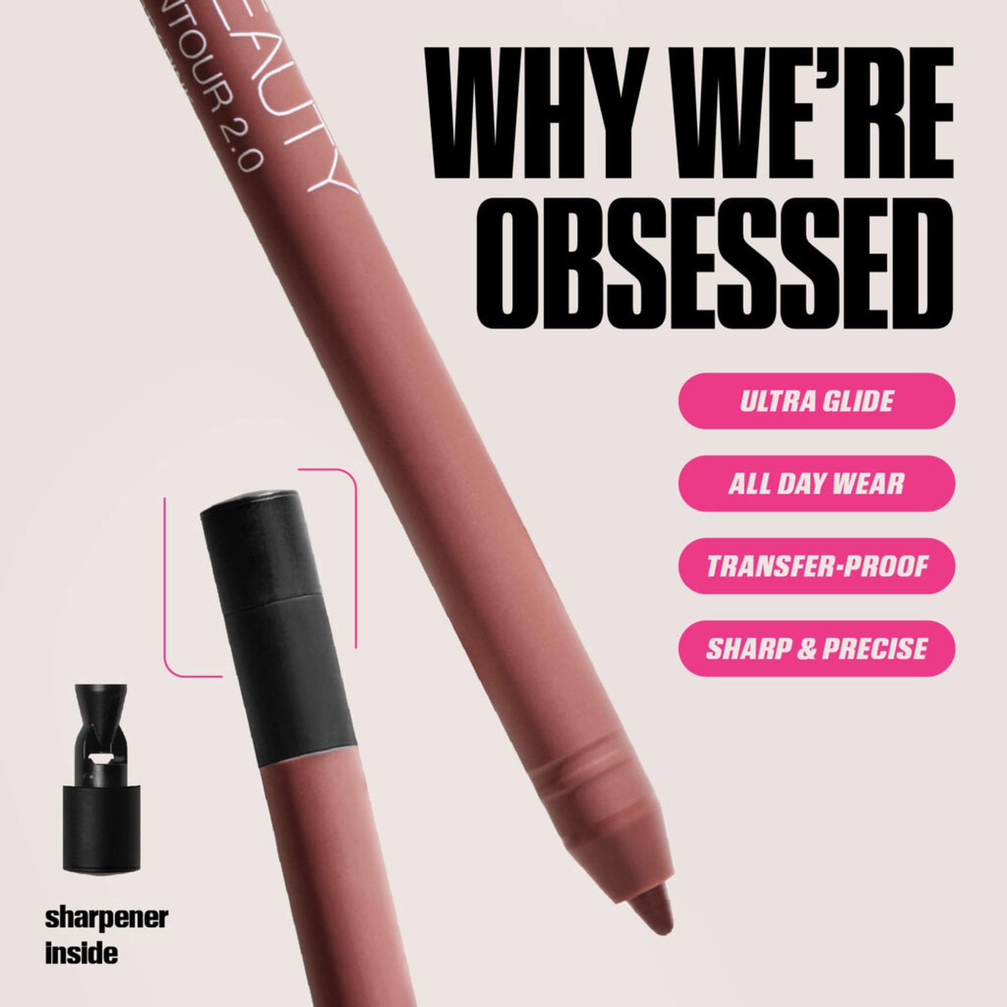 Huda Juicy Bombshell lip duo on lips shows vivid everyday wear.