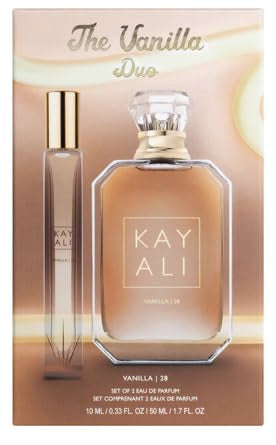 Huda Kayali Vanilla 28 travel spray supports on-the-go scent layering