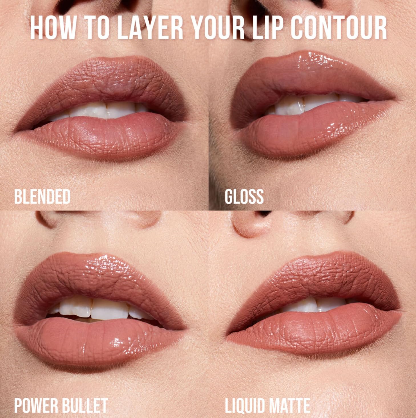 Huda Lip Contour Duo compact set ideal for quick lip contouring on the move.
