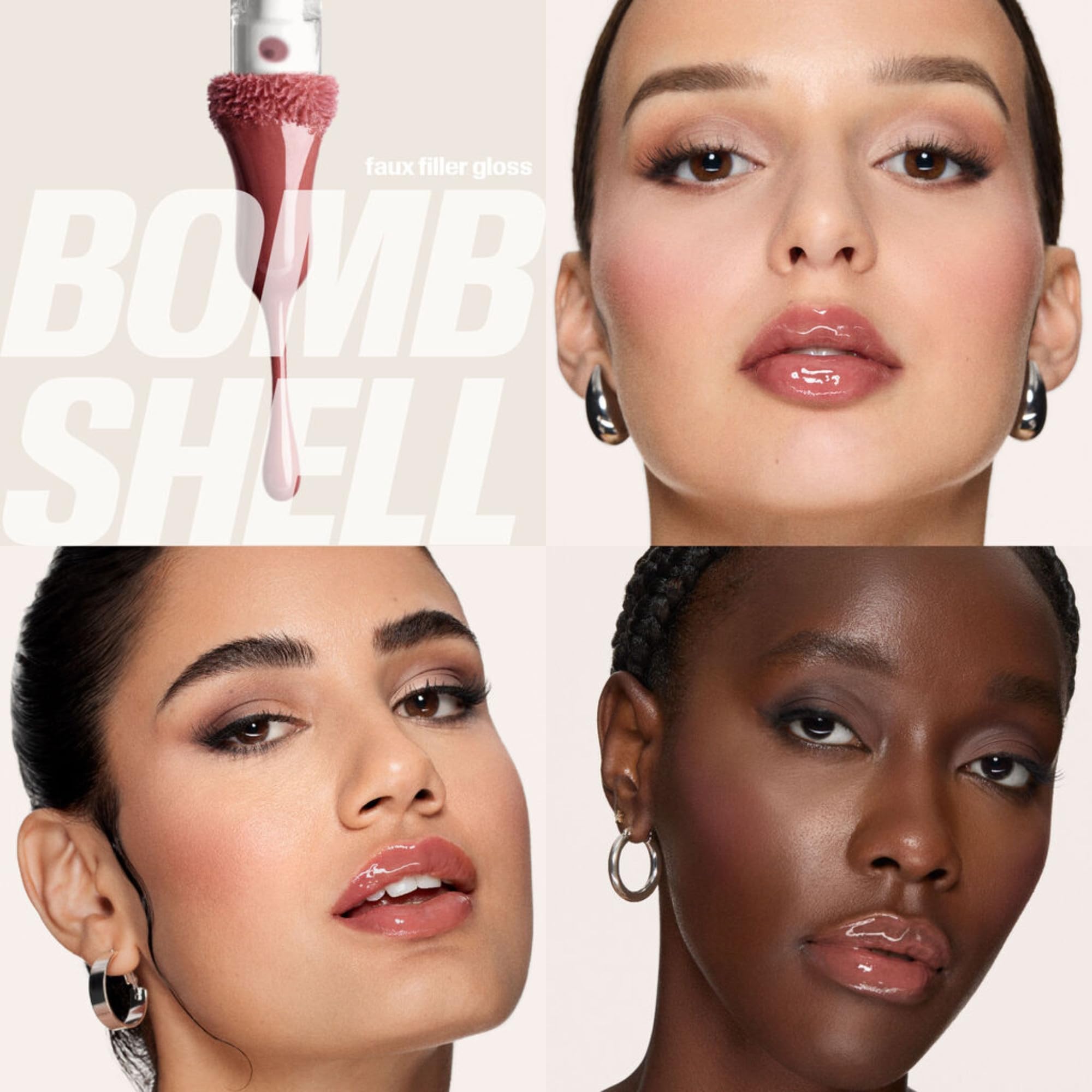 Huda Pink Kit lip pencil application shot highlights quick definition.