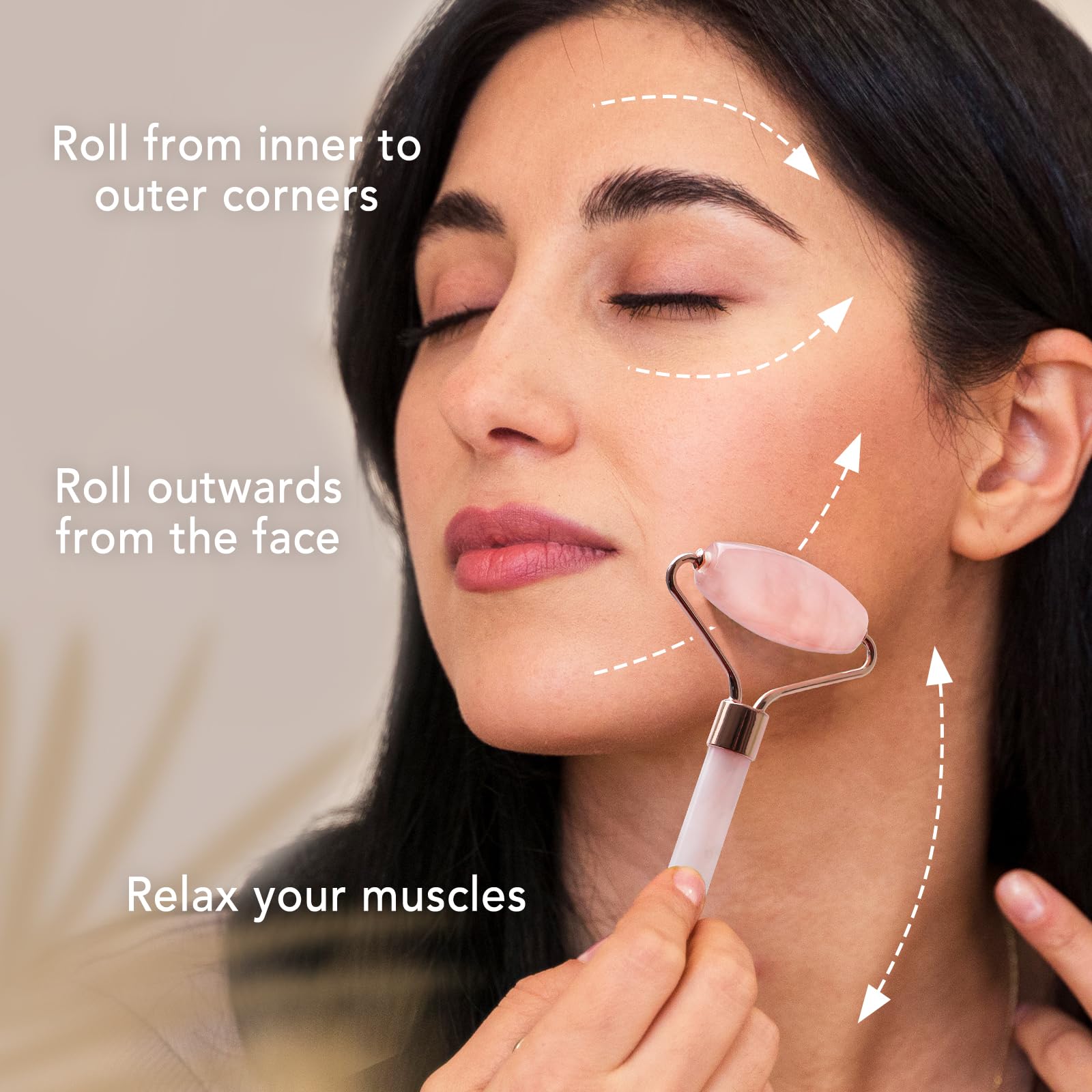 huefull portable face massager fits bag or fridge for on-the-go care