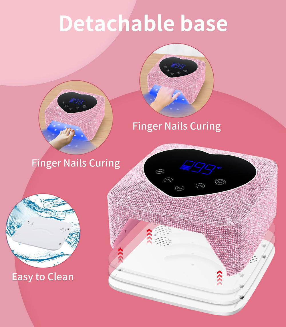 HUGMAPLE UV nail lamp wide-space curing chamber for nails