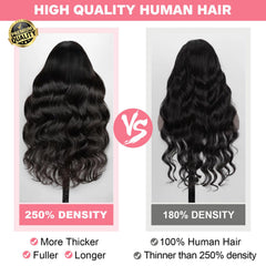 Hugsun natural-color bleached-ready lace-front wig blends with your hair.
