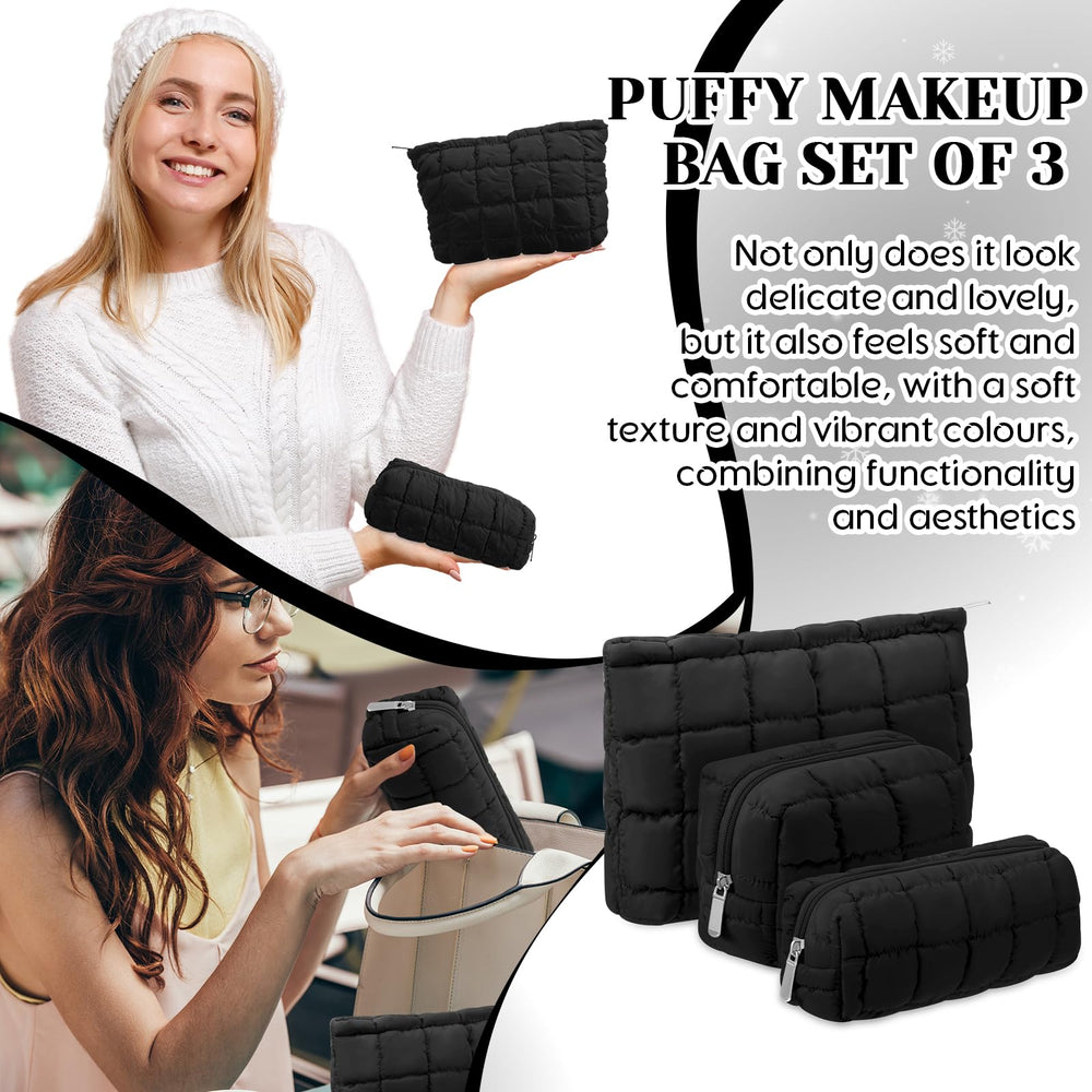 Huhumy compact yet roomy design fits brushes, cosmetics, and small electronics.