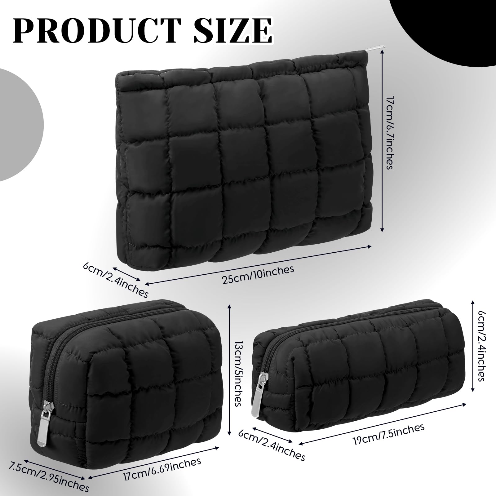 Huhumy cotton outer with nonwoven inner keeps items protected and easy to wipe clean.