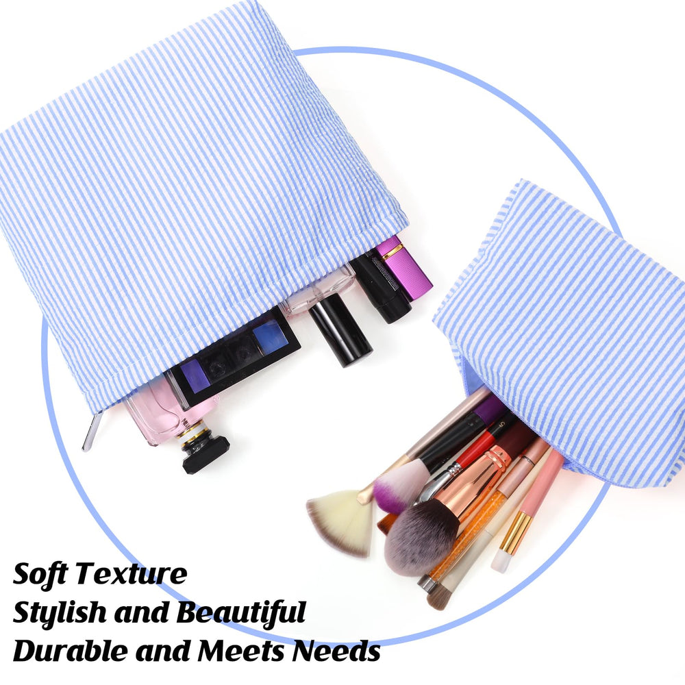 Huhumy estuche maquillaje, fácil de limpiar y mantener su forma